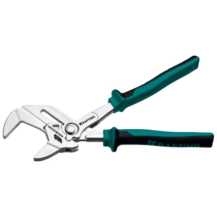 Клещи переставные-гаечный ключ с двухкомпонентными рукоятками и пластиковыми накладками 22067 купить в Надыме