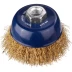 DEXX. Щетка чашечная для УШМ, витая стальная латунированная проволока 0,3мм, 75ммхМ14 35103-075 купить в Надыме