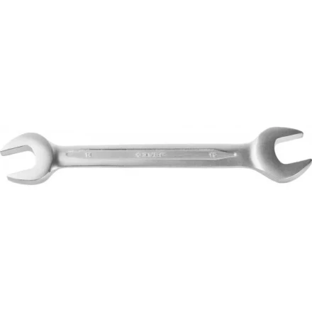 Ключ ЗУБР "ПРОФИ" гаечный рожковый, Cr-V сталь, хромированный, 14х15мм 27027-14-15 купить в Надыме