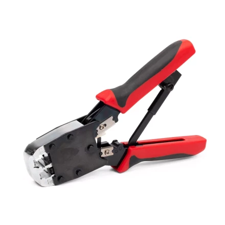 Кримпер многофункциональный КВТ JT-02M с 2 встроенными модулями для обжима RJ-45, RJ-12, RJ-11 (84825) купить в Надыме