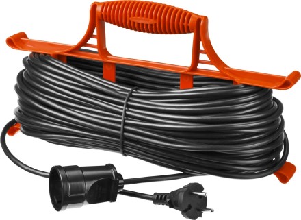 Удлинитель электрический &quot;MAXElectro&quot; на рамке, 50 м, 1 гнездо, STAYER 55018-50 купить в Надыме