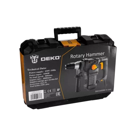 Перфоратор DKH1600W DEKO, 063-4161 в кейсе купить в Надыме