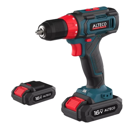 Аккумуляторная дрель-шуруповерт ALTECO CD 16-28 X2 78073 купить в Надыме