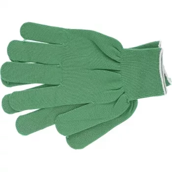 Перчатки нейлон ПВХ точка 13 класс цвет изумрудный L 67828 купить в Надыме