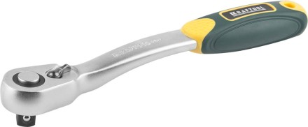 Трещотка для торцовых головок KRAFTOOL &quot;PRO&quot;, Сr-V сталь, 72 зубца, изогнутая, 1/2&quot; 27795-1/2_z02 купить в Надыме
