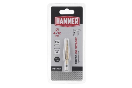 Сверло по металлу HAMMER Ф12х65мм (DR MT 4,0-12,0мм*151/101мм) купить в Надыме