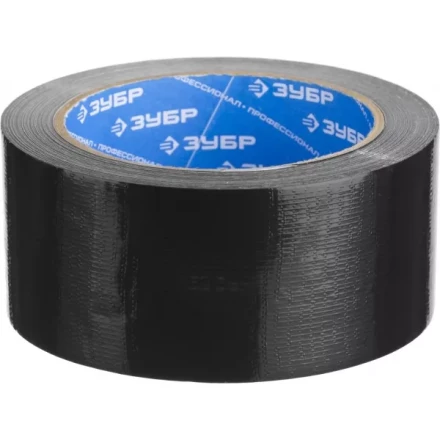 Армированная лента, ЗУБР "ПРОФЕССИОНАЛ" 12096-50-25, универсальная, влагостойкая, 48мм х 25м, черная 12096-50-25 купить в Надыме