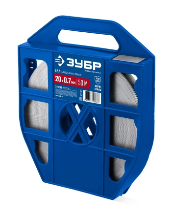 ЗУБР БДЛ 20 х 0.7 мм, 50 м, бандажная лента нержавеющая, AISI 304, Профессионал (310244) купить в Надыме