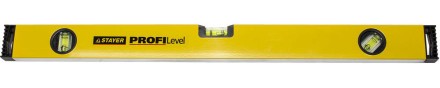 Уровень STAYER &quot;PROFI&quot; &quot;PROFILevel&quot; коробчатый усиленный, фрезерованный, 3 противоударных ампулы, 60см 3466-060 купить в Надыме