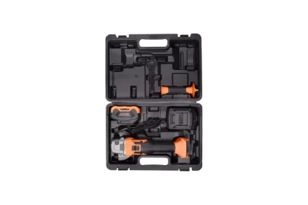 Углошлифовальная машина аккумуляторная АУШМ-125/20Li (в комплекте 1 АКБ и ЗУ) в кейсе Вихрь 72/12/25 купить в Надыме