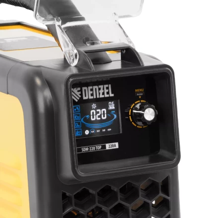 Аппарат инвертор. дуговой сварки SDM-220 Top, 220 А, ПВ 60% кейс// Denzel 94358 купить в Надыме