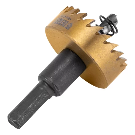 Коронка по металлу HSS, 40 мм, нитридтитановое покрытие Denzel 724112 купить в Надыме