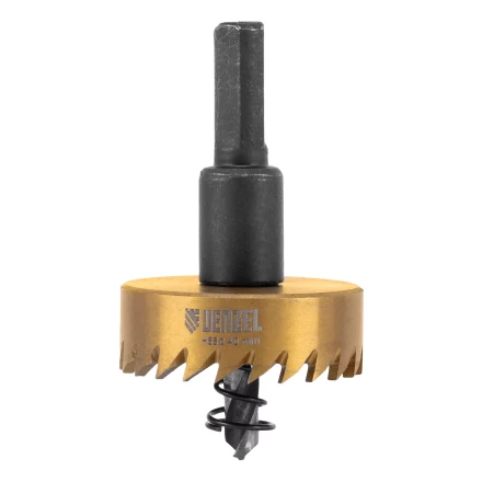 Коронка по металлу HSS, 40 мм, нитридтитановое покрытие Denzel 724112 купить в Надыме