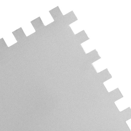 Гладилка из нержавеющей стали, 280 х 130 мм, зеркальная полировка, пластмассовая ручка, зуб 10 х 10 мм Matrix 86783 купить в Надыме