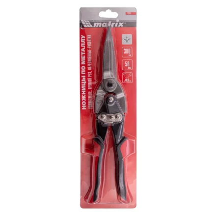 Ножницы по металлу Matrix 78341, удлиненные, 285 мм, пряморежущие, обрезиненные рукоятки купить в Надыме