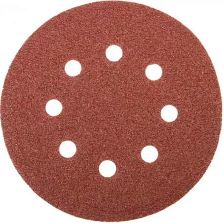 Круг шлифовальный универсальный STAYER "MASTER" из абразивной бумаги на велкро основе, 8 отверстий, Р40, 125мм, 5шт 35452-125-040 купить в Надыме
