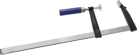 Струбцина DEXX, тип "F", деревянная ручка, стальная закаленная рейка, 120х500мм 3205-120-500 купить в Надыме
