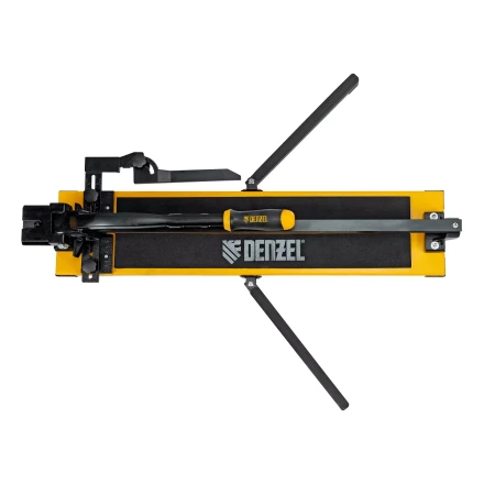 Плиткорез рельсовый Denzel 600х16мм, каретка на подш., стальная станина, усил. рукоятка-пенал 877014 купить в Надыме