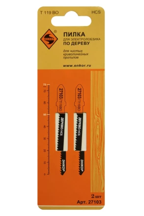 Пилка для электролобзика T119 BO 2 шт. Энкор 27103 купить в Надыме