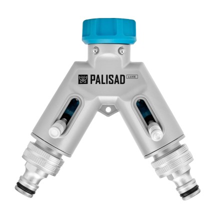 Разветвитель двухканальный Palisad 65832, с внутренней резьбой 3/4&quot;,алюминий, LUXE купить в Надыме