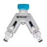Разветвитель двухканальный Palisad 65832, с внутренней резьбой 3/4",алюминий, LUXE купить в Надыме