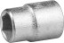 Головка торцовая НИЗ (1/2&quot;), 40Х, шестигранная, оцинкованная, 14мм 2772-14 купить в Надыме