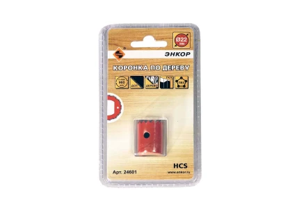 Коронка по дереву 22 мм Энкор 24601 купить в Надыме