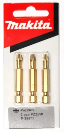 Биты Makita PZ2 50мм 3шт, алмазные (P-38679) купить в Надыме