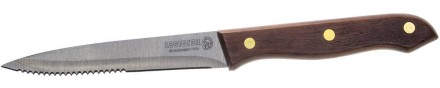 Нож LEGIONER &quot;GERMANICA&quot; для стейка, с деревянной ручкой, лезвие нерж 110мм 47834_z01 купить в Надыме