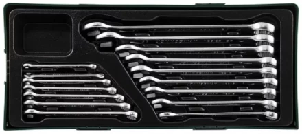 Набор ключей комбинированных 6-24мм 16предметов ложемент Jonnesway W26116ST  W26116SP 48158 купить в Надыме