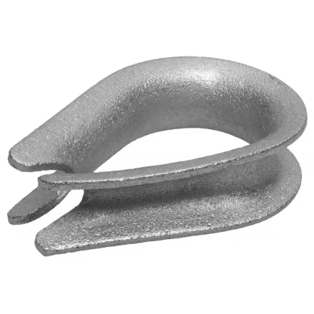 Коуш ЗУБР DIN 6899, оцинкованный, 3мм, 2 шт 4-304496-03 купить в Надыме