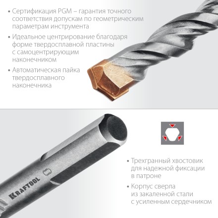 Сверла по бетону EXTREME Оберон 29166-085-04 купить в Надыме
