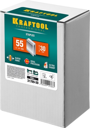 Скобы тип 18GA (55 / 90 / C) 5000 шт 31789-30 купить в Надыме