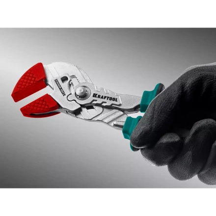 Клещи переставные-гаечный ключ с двухкомпонентными рукоятками и пластиковыми накладками 22066 купить в Надыме