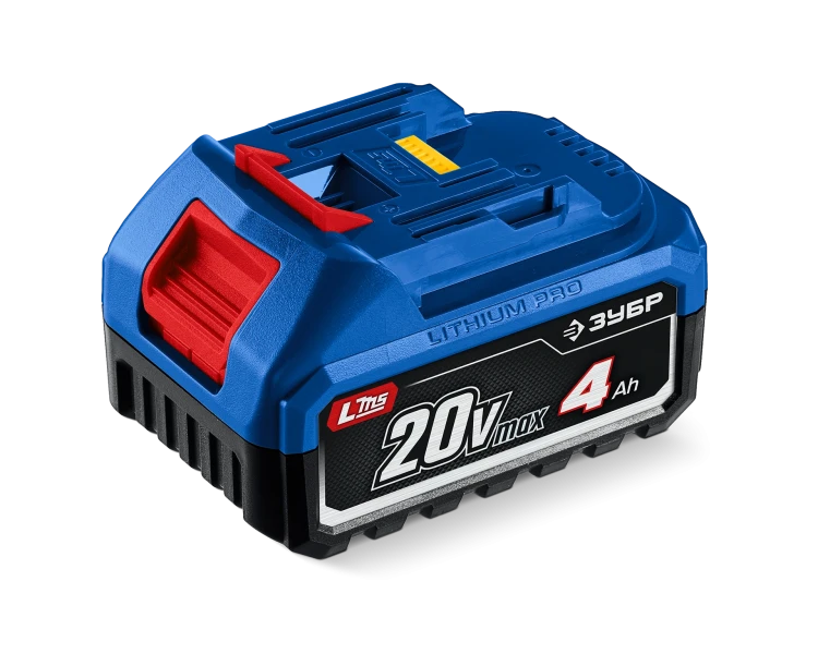 ЗУБР Power PRO, 20 В, 4.0 А/ч, аккумулятор LMS, ПРОФЕССИОНАЛ (BP-P-20-4) купить в Надыме