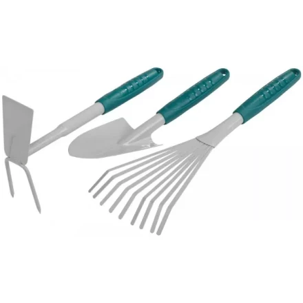 Набор RACO садовый: совок 4207-53481, мотыжка -53486, грабли веерные -53492 4225-53/477 купить в Надыме