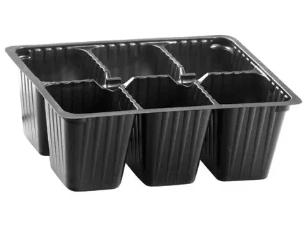 Кассета для рассады 18х13,5см высота 6см 6 ячеек полистирол  Россия 64308 купить в Надыме