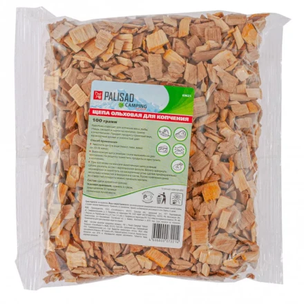 Щепа ольховая для копчения 100 гр Camping Palisad 69623 купить в Надыме