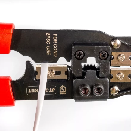 Кримпер многофункциональный КВТ JT-210 со встроенным модулем для обжима RJ-45 (84824) купить в Надыме