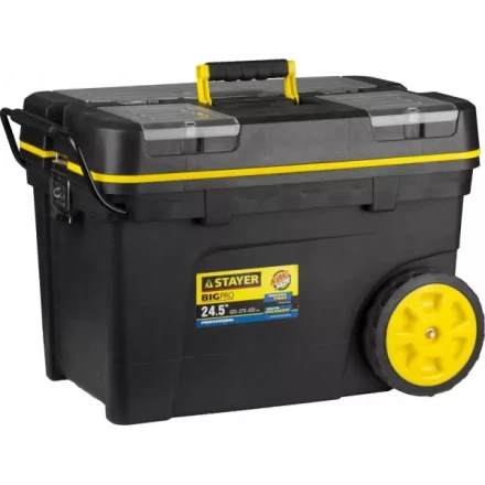 Ящик-тележка для инструмента "BIGPRO" пластиковая, STAYER Professional 38107-24 купить в Надыме