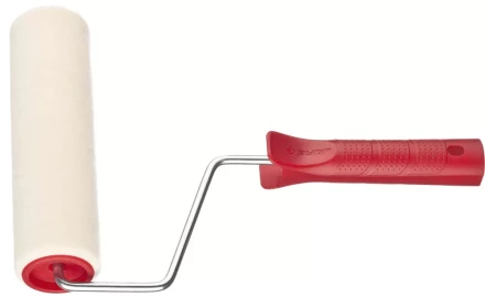 Валик ЗУБР "МАСТЕР" "ВЕЛЮР", 100% шерсть, ворс 4мм, ручка 6мм, d=40/180мм 03535-18 купить в Надыме