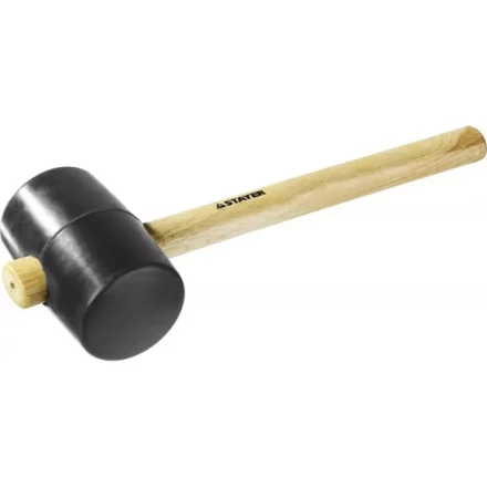 Киянка STAYER резиновая черная с деревянной ручкой, 900г 20505-90 купить в Надыме