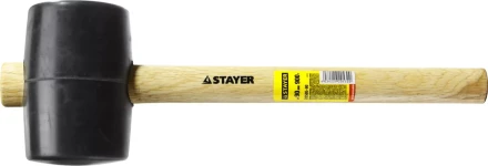 Киянка STAYER резиновая черная с деревянной ручкой, 900г 20505-90 купить в Надыме