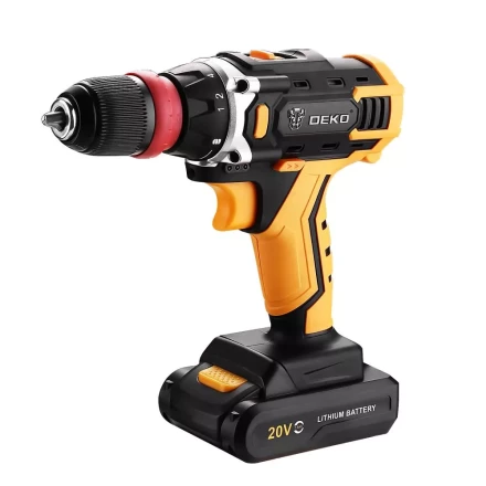 Дрель аккумуляторная DEKO DKCD20FU-Li, 063-4176, со съемным патроном купить в Надыме
