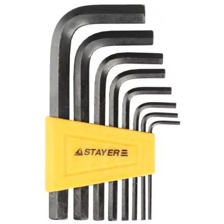 Набор STAYER Ключи "STANDARD" имбусовые, 2 - 10мм, 8 шт 27405-H8 купить в Надыме
