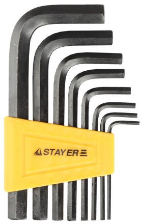 Набор STAYER Ключи &quot;STANDARD&quot; имбусовые, 2 - 10мм, 8 шт 27405-H8 купить в Надыме