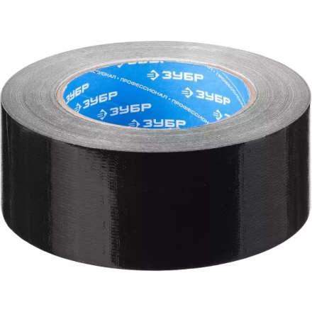 Армированная лента, ЗУБР "ПРОФЕССИОНАЛ" 12096-50-50, универсальная, влагостойкая, 48мм х 45м, черная 12096-50-50 купить в Надыме