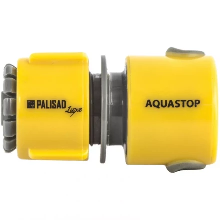 Соединитель пластмассовый быстросъемный для шланга 1/2&quot; аквастоп LUXE PALISAD 66472 купить в Надыме