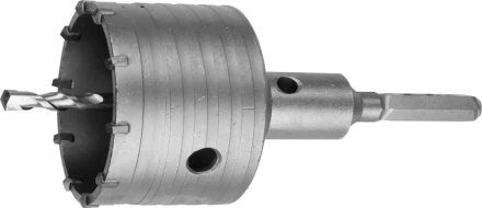 Коронка ЗУБР буровая, коническая посадка центрирующего сверла, шестигранный хвостовик, в сборе, 68мм 2917-68_z01 купить в Надыме