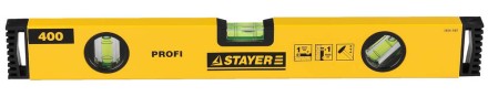 Уровень STAYER &quot;PROFI&quot; &quot;PROFILevel&quot; коробчатый усиленный, фрезерованный, 3 противоударных ампулы, 40см 3466-040 купить в Надыме